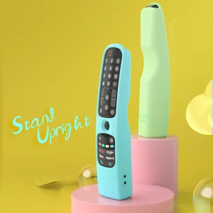 sikai silicone case cover for lg an mr21ga magic remote shockproof protective cover shell for lg smart tv remote 2021 free global shipping