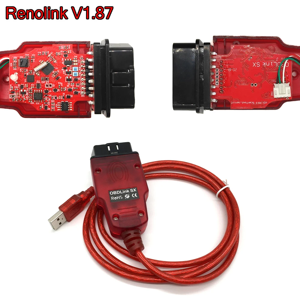 ECU программатор Renolink V1.87 для Renault UCH подходящее кодирование приборной панели