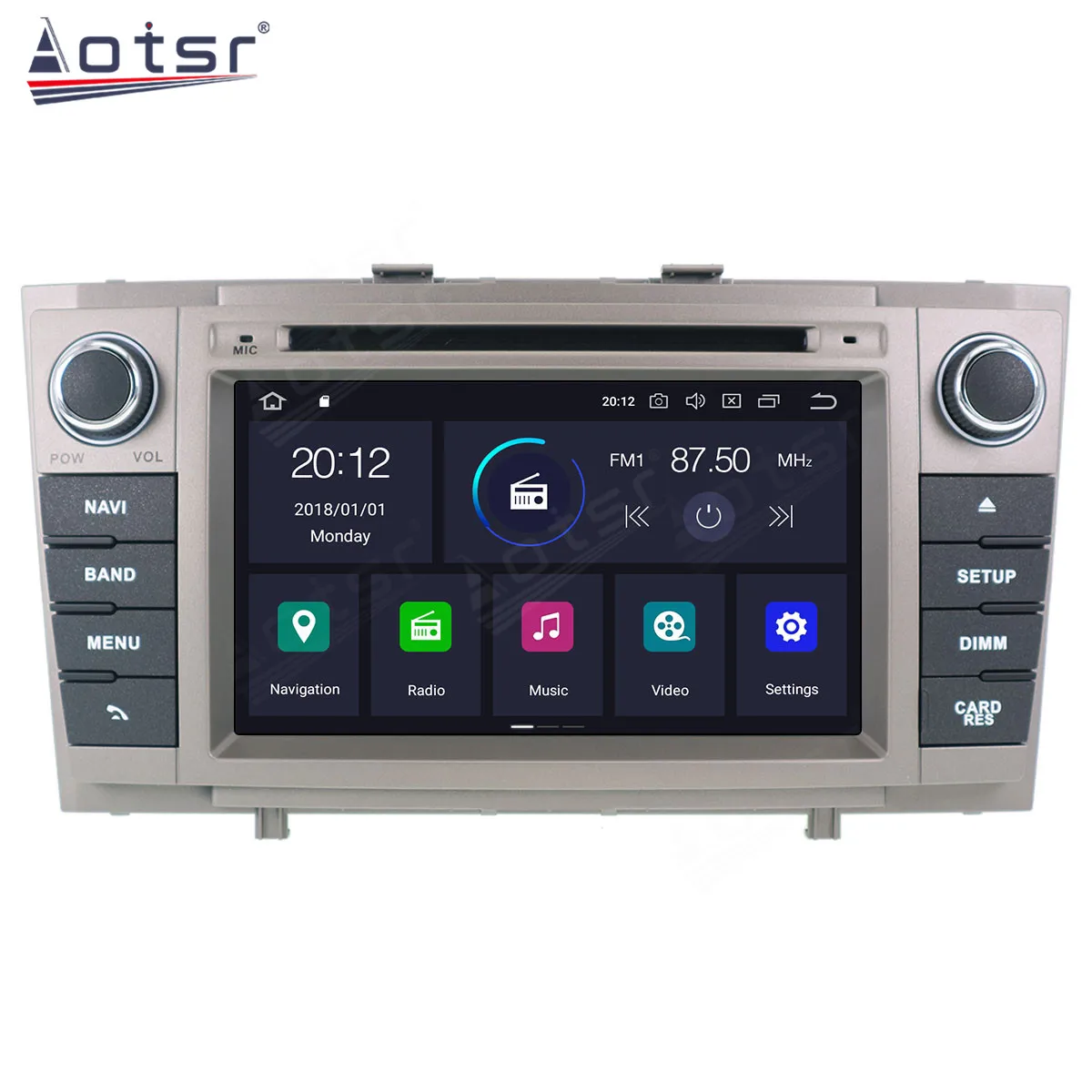 Автомобильный плеер Android 10 PX5/PX6 навигация для Toyota Avensis2009-2016 автомобильный