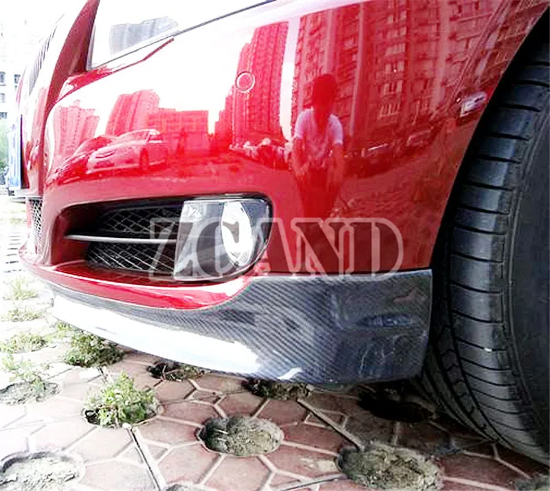 Передний разветвитель для губ из настоящего углеродного волокна BMW E90 LCI 2009