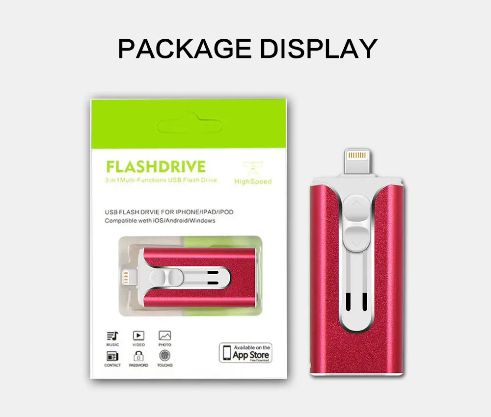 USB флеш-накопитель USB флэш-накопитель для iPhone Xs Max X 8 7 6 iPad 8/16/32/64 ГБ/128 256 ГБ флеш-накопитель USB ключ MFi USB флеш-диск