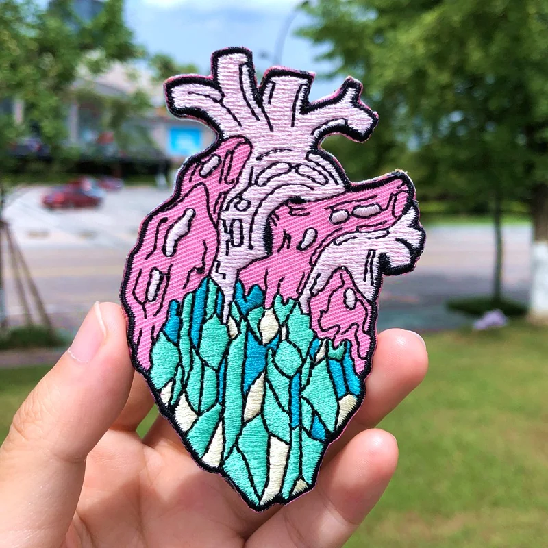 

Prajna Cartoon Cute Dinosaur Elephant Animal Patches For Clothing Iron On Embroidered Patches For Clothing DIY Stripes On Kids
