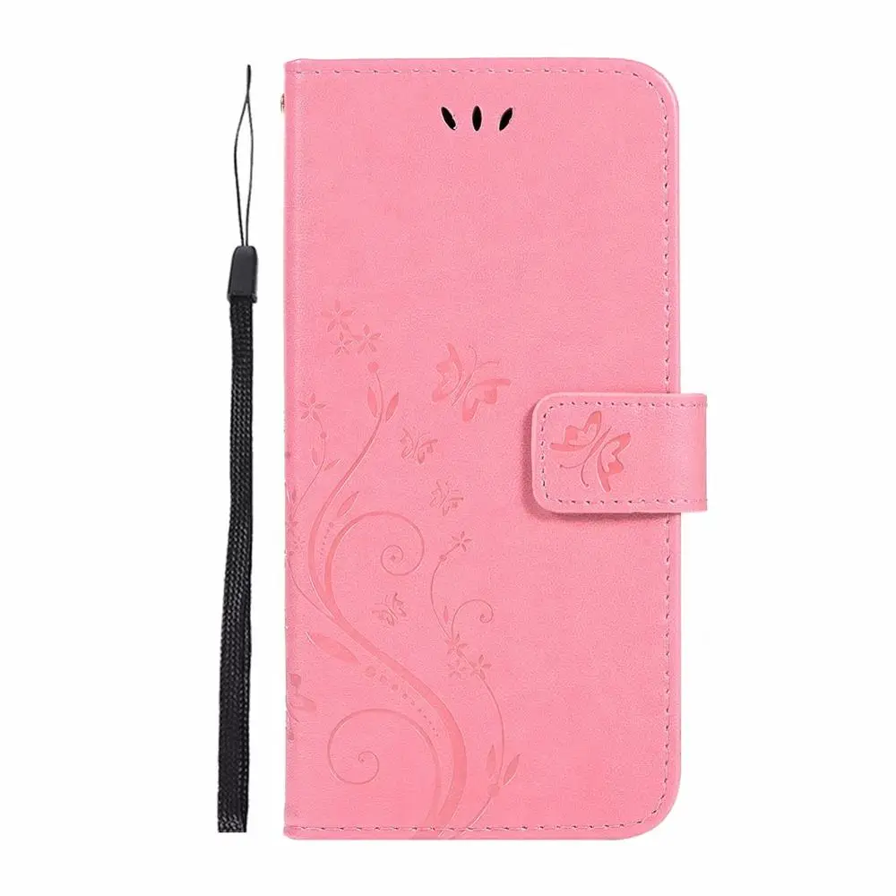 pink Diy Алмазный кожаный флип чехол для huawei смартфона Honor 8X10 Lite 7c 7a Pro Y9 Y7 Y5 Y6 Prime Pro P smart P20 P9 P8 lite - Цвет: pink