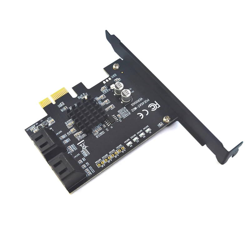 Плата контроллера Marvell 88SE9215 плата с 4 портами SATA III PCI Express поддержка материнской