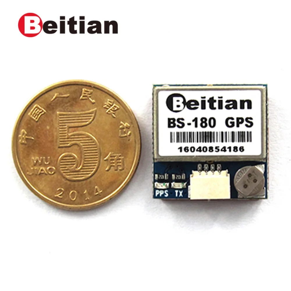 BEITIAN Малый размер 4 9g PPS TTL уровень базовой станции 9600bps GPS модуль NMEA 0183 1 Гц 5 0 в BS
