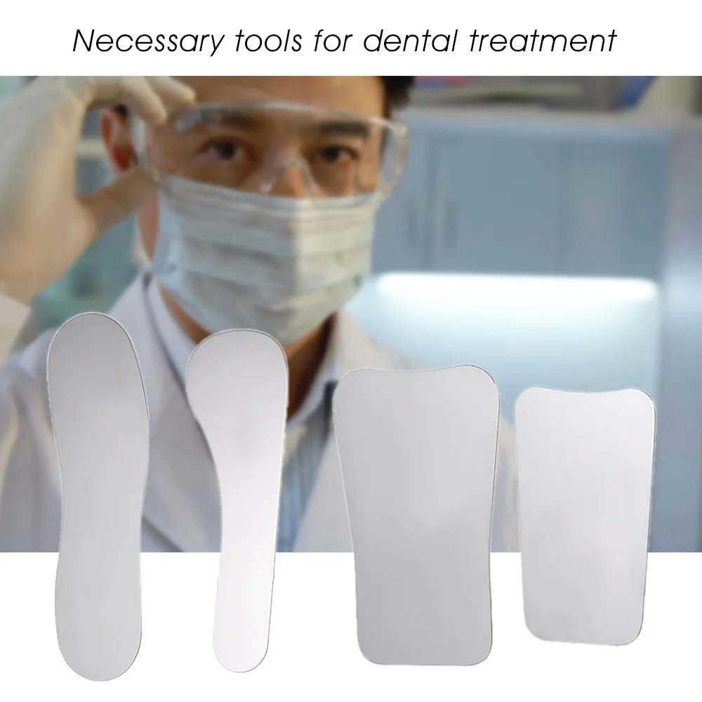 4 шт. Нержавеющая сталь Стоматологическая фотография зеркало Ортодонтическая