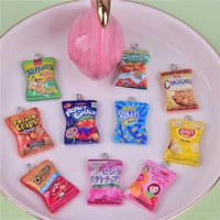 in pair mix 10pcs20pcs potato chips resin charms cute snacks diy craft for earring key chains jewelry handmade dollhouse
