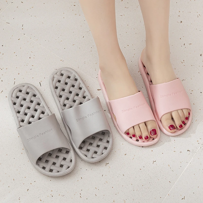 

Couple Outdoor Flip Flops Non-Slip Sandals Breathable Ladies Home Slipper Outdoor Slipper Bathroom Couple Slip Sandal