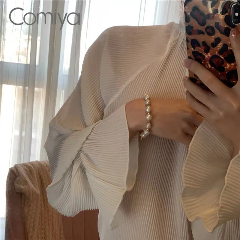 Браслеты Comiya Золотое цветное звено цепь Большой акриловый круг жемчужные