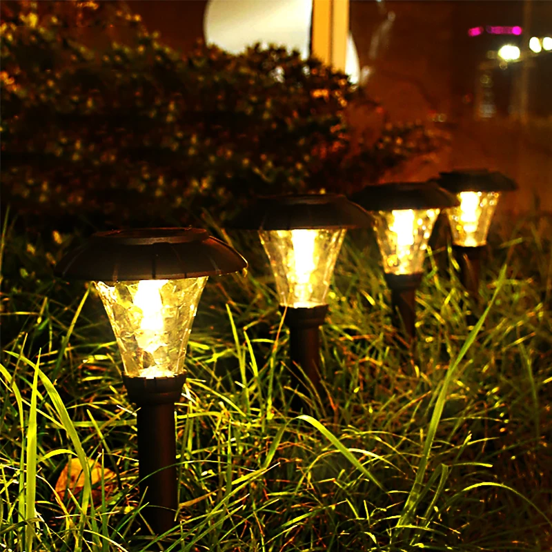 Садовая светодиодсветильник лампа на солнечной батарее садовая аллея |