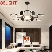 86light nordic pendant lights gold modern led lamp creative decoration fixture for home living room