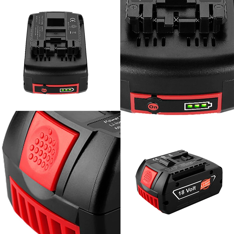 

NinePalms Lithium-ion rechargeable battery 18V 8Ah is suitable for portable replacement of Bosch battery BAT609