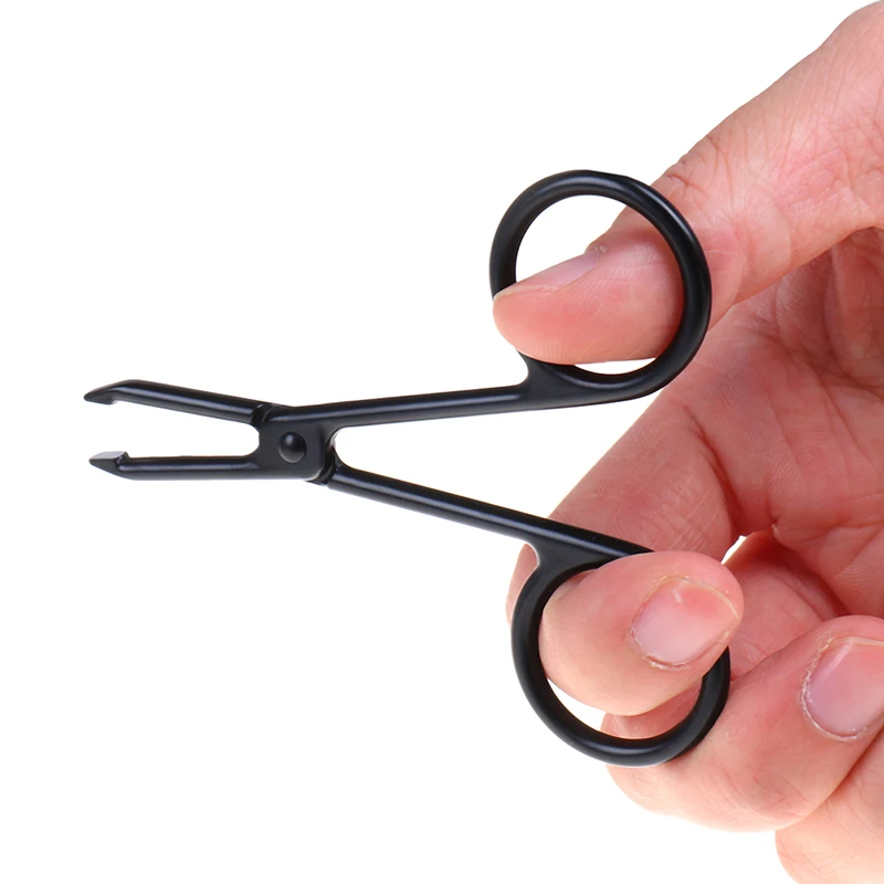 1 шт. черный косметический триммер машинка для стрижки ресниц пинцет бровей