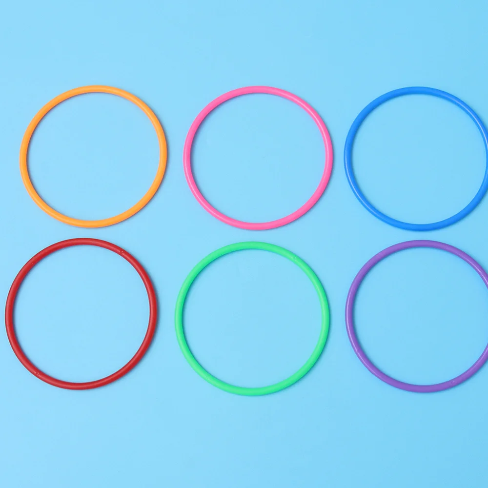 

20pcs of One Bag Circle Ring Toss Rings Kids Ring Toss Game Funny Throw Ring for Carnival Garden Backyard Outdoor