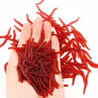 200 шт., лидер продаж, эмуляция рыбьего запаха, дождевой червь, насекомое, красный червь, жук, Мягкая приманка, искусственный пистолет, приманка, убийца 3550 мм, рыболовное снаряжение Tenya