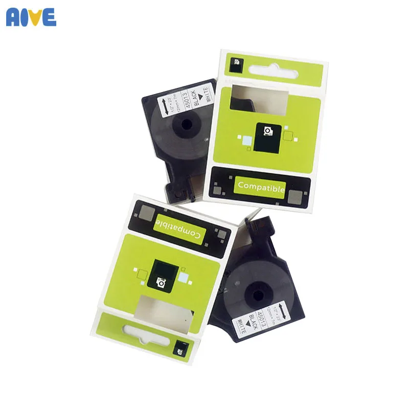 5pcs 12MM Multicolor 45013 45010 45022 45023 45011 45020 Compatible Dymo D1 Label Tapes for label manager LM220 LM450 PNP | Компьютеры и