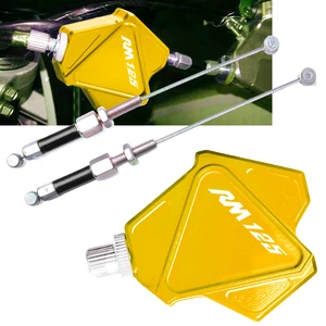For SUZUKI RM125 RM 125 1992-2009 1993 1994 1995 1996 1997 1998 1999 2000 2001 CNC Stunt Clutch Lever Easy Pull Cable System