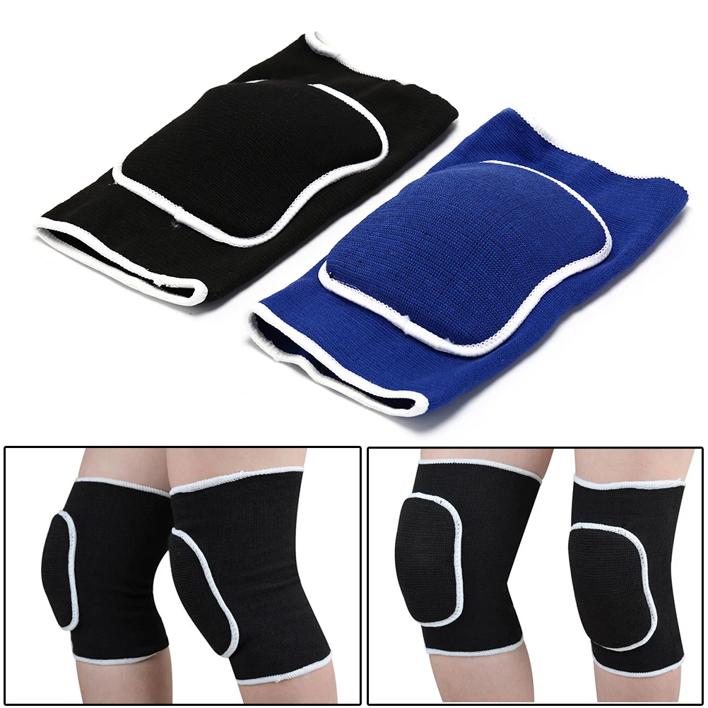 

1PC Sport And Fitness Elbow&Knee Pads Knitted Thick Sponge Basketball Volleyball Crash Support Brace Pads Elbow Support Hot Sale