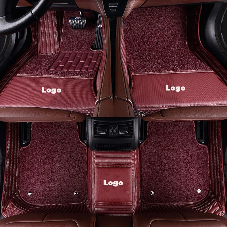 Пользовательские автомобильные напольные коврики 7 мест для kia carnival Carens vq Buick Enclave envision Volkswagen Multivan Caravelle Sharon