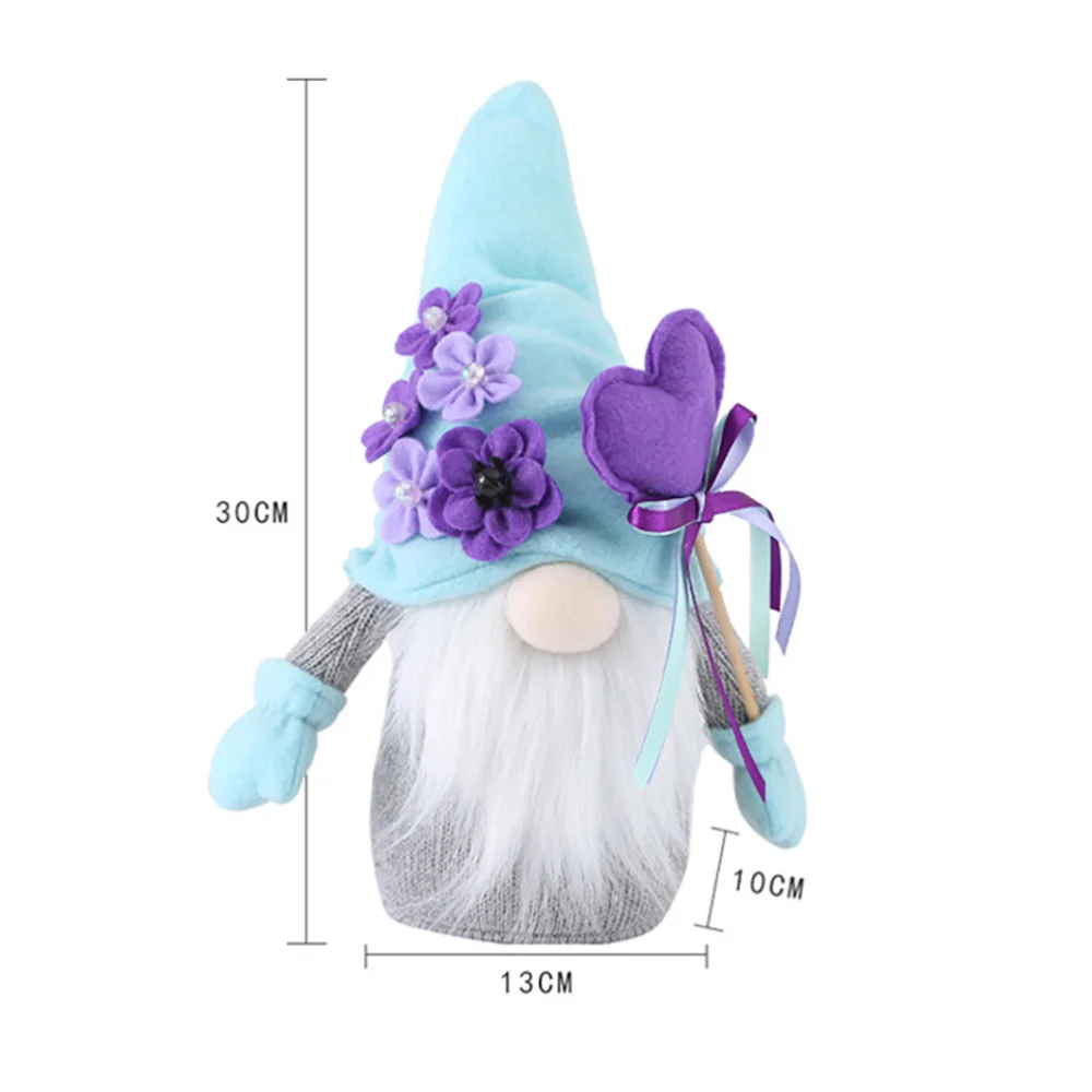 

2 Pcs Adorable Stuffed Dolls Interesting Gnome Dolls Desktop Adornments