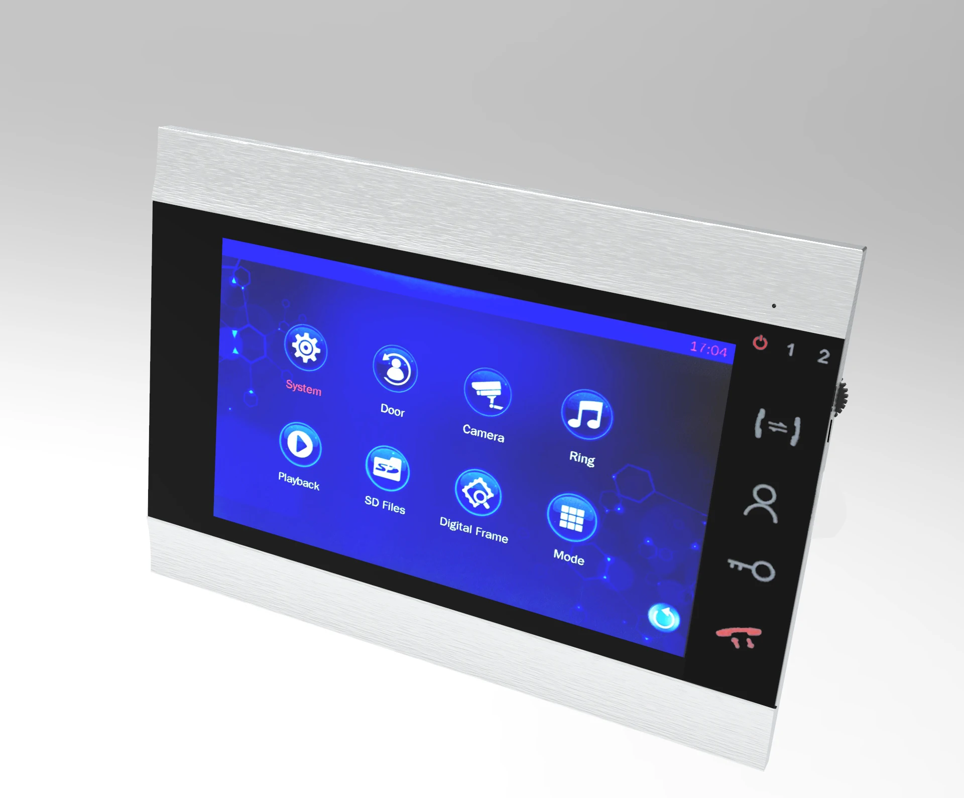 7 дюймов видео телефон двери дверной звонок видеодомофон для частного дома