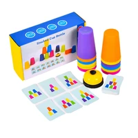 classic fast stacking cups game stacking puzzle toy set parent child interactive indoor game children puzzle board game toy set