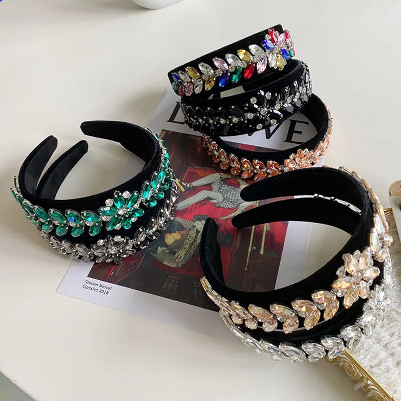 Роскошные повязки на голову в стиле барокко модные аксессуары для волос Женская