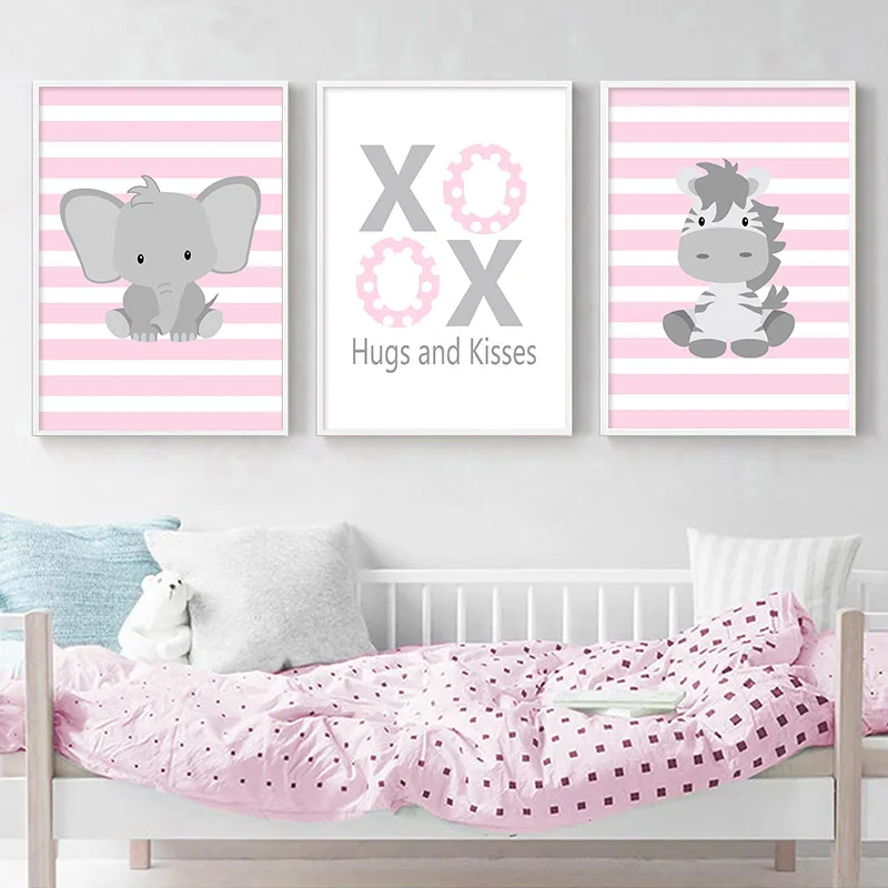 

Детский парусиновый постер с рисунком жирафа, настенная художественная расцветка, Минималистичная картина, Скандинавское украшение, карти...