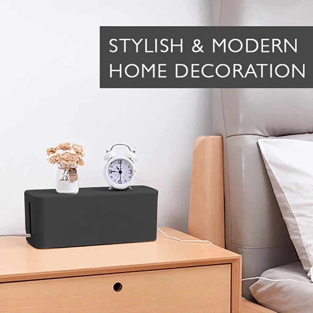 Безопасная коробка для хранения проводов кабелей финишная дома контейнер