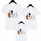 Детская футболка Disney Films 101 с принтом далматинцев, повседневная забавная футболка для маленьких девочек и мальчиков, топ в подарок для взрослых, футболка унисекс