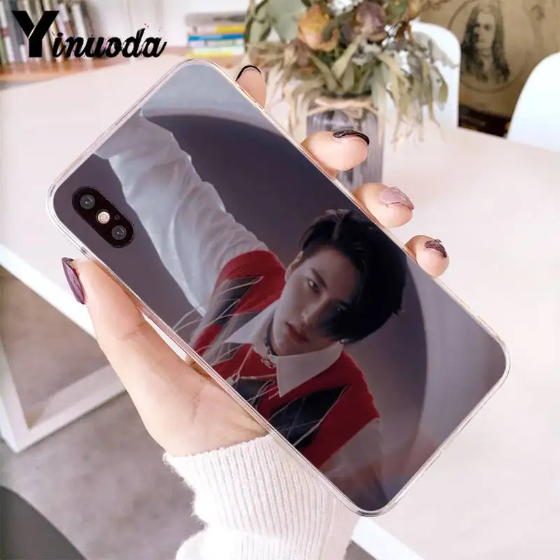 

Yinuoda Ateez K-KOP Soft funda tpu Phone Cover for iPhone 12 8 7 6 X XS MAX 6S Plus XR 11 12 11pro promax 5 5S SE