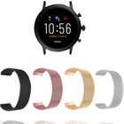 Ремешок из нержавеющей стали для Fossil Q Explorist HR Gen 43, ремешок для умных часов, магнитный ремешок, быстросъемный ремешок для Fossil Sport 43 мм