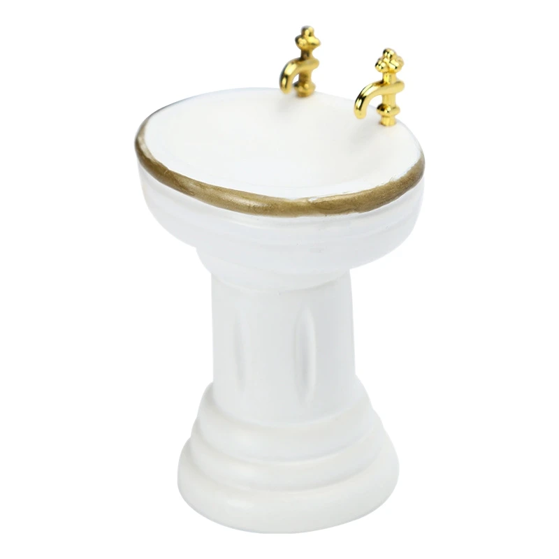 

1:12 Кукольный дом ванная раковина ванна миниатюрная мебель кукольный дом аксессуары для ванной игрушка для детей