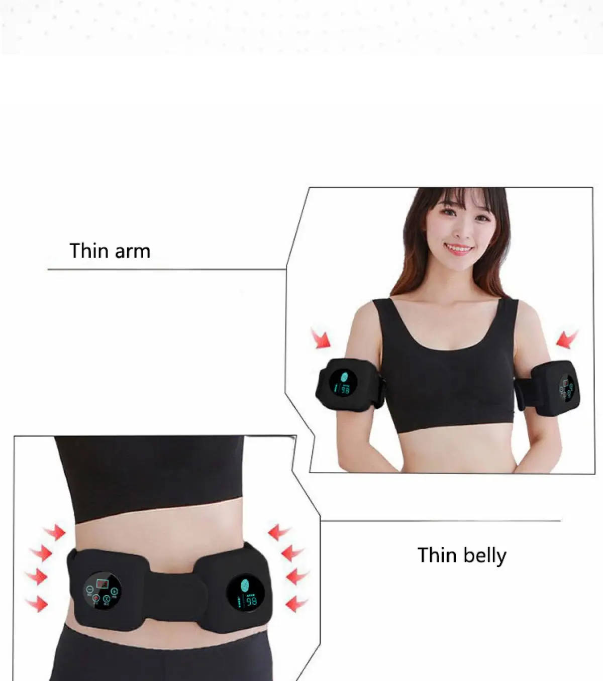 Вибрационный массажер для похудения машина липосакции тела талии рук ног