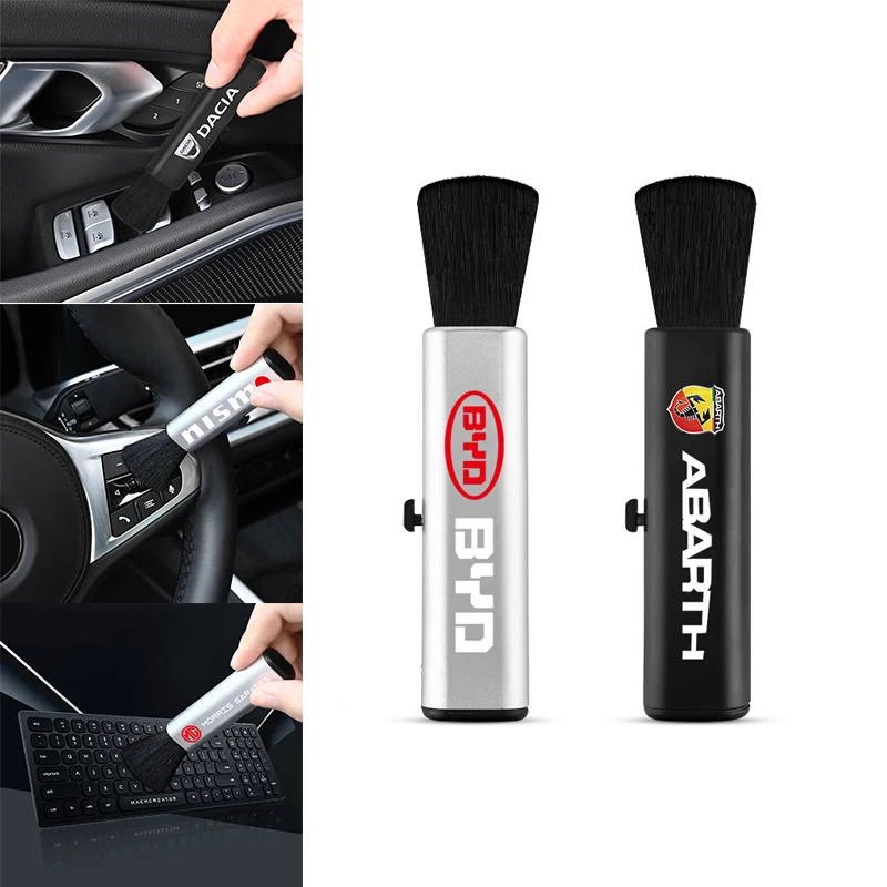 

1Pcs Car Retractable Cleaning Brush Auto Air Conditioner Cleaning Soft Brush Tools for Seat Leon 5f Ibiza 6l Altea Mk3 FR Ibiza