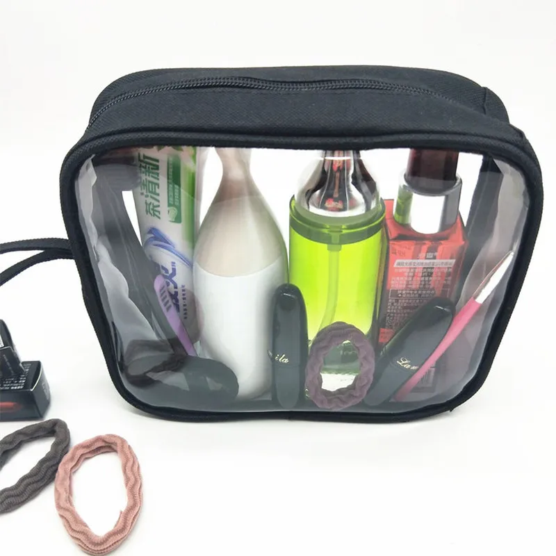

Waterproof PVC Cosmetic Bag Men Women Transparent Makeup Bags Travel Toiletry Wash Storage Pouch for Make up Trip Accessories