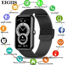 EIGIIS Women Smart Band for Huawei Ios Android Phone Men Sport Fitness Heart Rate Blood Oxyge Waterproof reloj inteligente mujer
