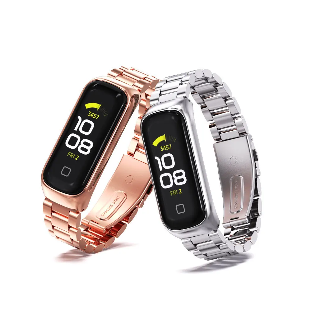 Металлический ремешок для Samsung Galaxy Fit 2 классический браслет из нержавеющей стали