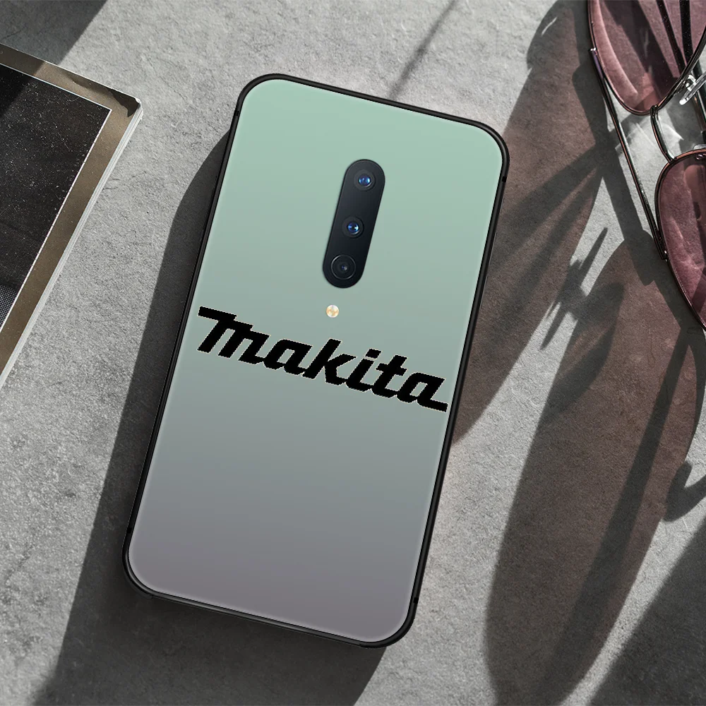 

Makita brand Phone Case Cover Hull For 1+ Oneplus 5T 6 6T 7 7T 8 8T Pro black Etui Pretty Cover Fashion Back 3D Shell Soft