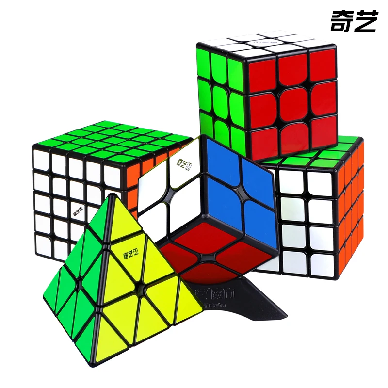 Qiyi MS серия Магнитный 2x2 3x3 4x4 5x5 Mofangge магический куб неподвижные скрученные магниты