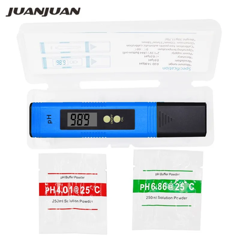 Цифровой PH тестер с ЖК-дисплеем точность 100 для аквариума бассейна воды вина мочи