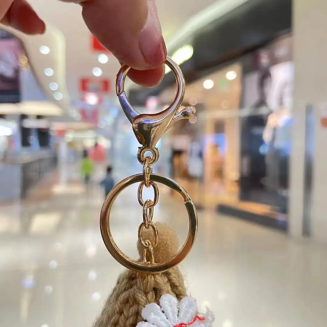 2022 мультяшная Спящая кукла брелок шарик плюшевый для ключей Женская сумочка