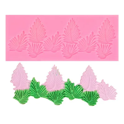 

Pine Needles Leaf Silicone Fondant Chocolate Resin Sugarcraft Mold For Pastry Cup Cake Decorating Kitchen Tool