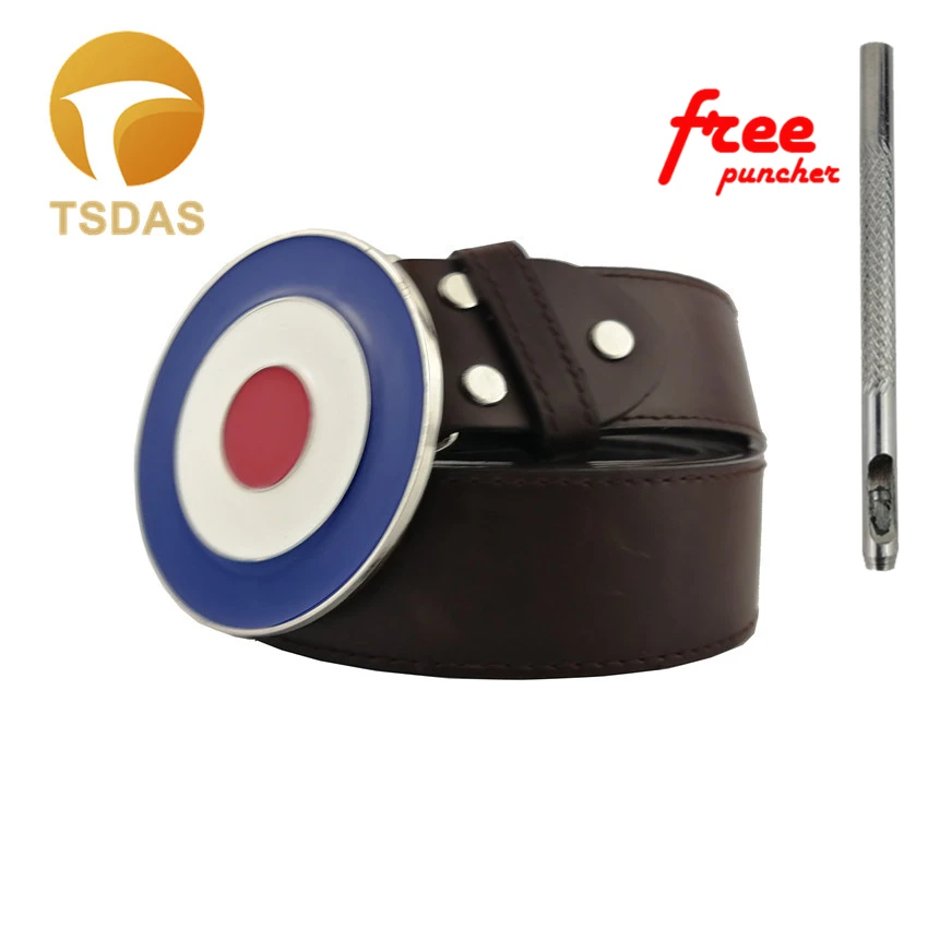 Target Belt Buckle With Silver Finish Fashion Men's Round Suit 4cm Luxury Mens Designer Head | Дом и сад
