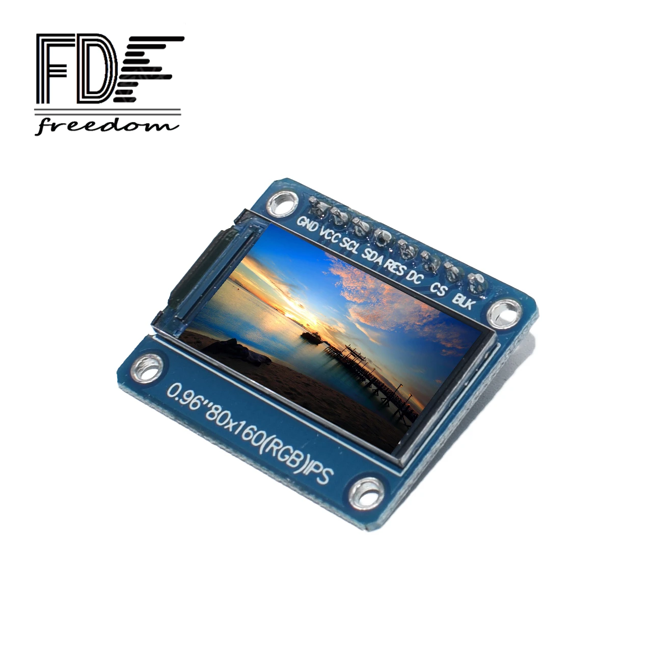 TFT-дисплей 0 96/1 3 1 44 дюймов IPS 7P SPI HD 65K полноцветный новый ЖК-модуль ST7735 Привод IC 80*160