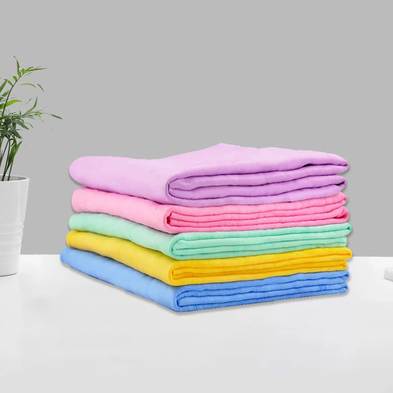 

1pc Microfiber Car Care Wash Towel Super Absorption Synthetic Suede Handkerchief Color random