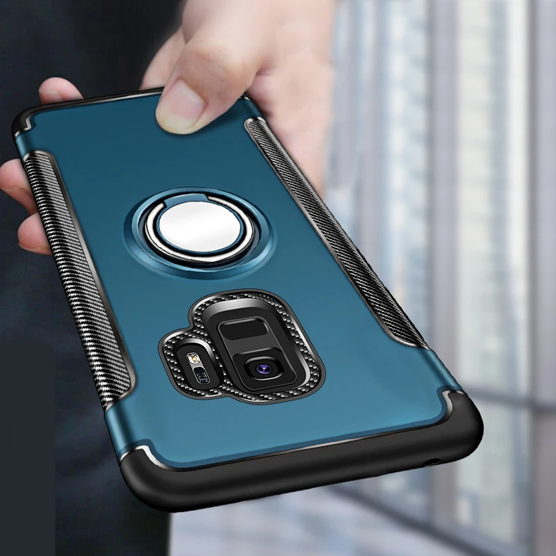 Чехол для Samsung Note 10 Plus 9 8 S10 5G S8 S9 S10e S7 edge J8 J4 J6 2018 жесткий Магнитный чехол с