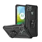 Для Motorola Moto Edge S 2021 G9 Plus Power роскошный противоударный чехол Sergeant DualLayer металлическая вращающаяся подставка