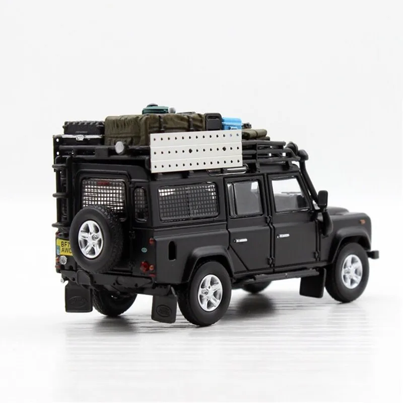 Master 1: 64 легкосплавная модель автомобиля land rove коллекция и подарок из металла модель внедорожника с аксессуарами - Цвет: Black