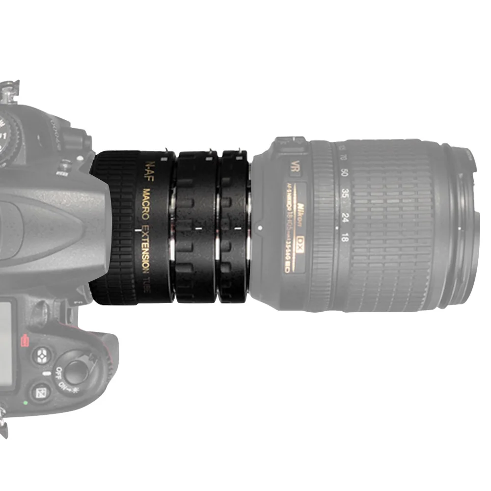 Комплект колец адаптеров для макросъемки с автофокусом и позолоченным